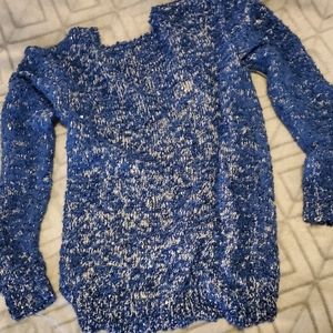Sequined Knit Sweater